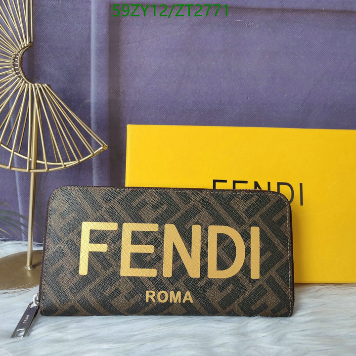 Fendi Bag-(4A)-Wallet-,Code: ZT2771,$: 59USD