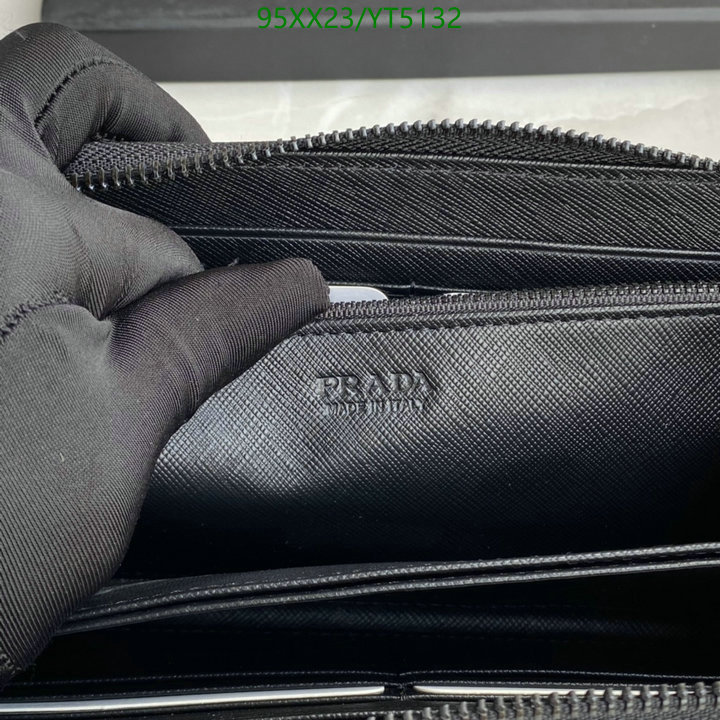 Prada Bag-(Mirror)-Wallet-,Code: YT5132,$: 95USD