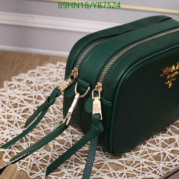 Prada Bag-(4A)-Diagonal-,Code: YB7524,$: 89USD