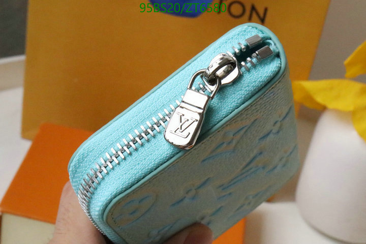 LV Bags-(Mirror)-Wallet-,Code: ZT6580,$: 95USD