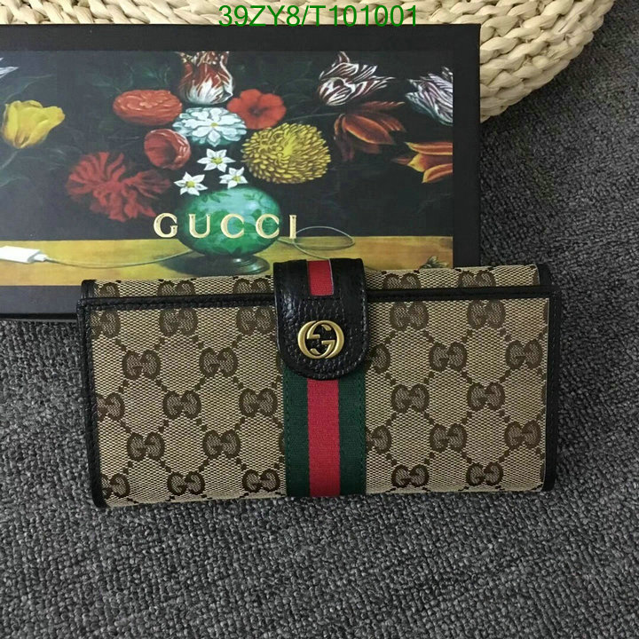 Gucci Bag-(4A)-Wallet-,Code: T101001,$:39USD