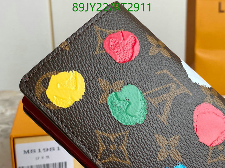 LV Bags-(Mirror)-Wallet-,Code: RT2911,$: 89USD