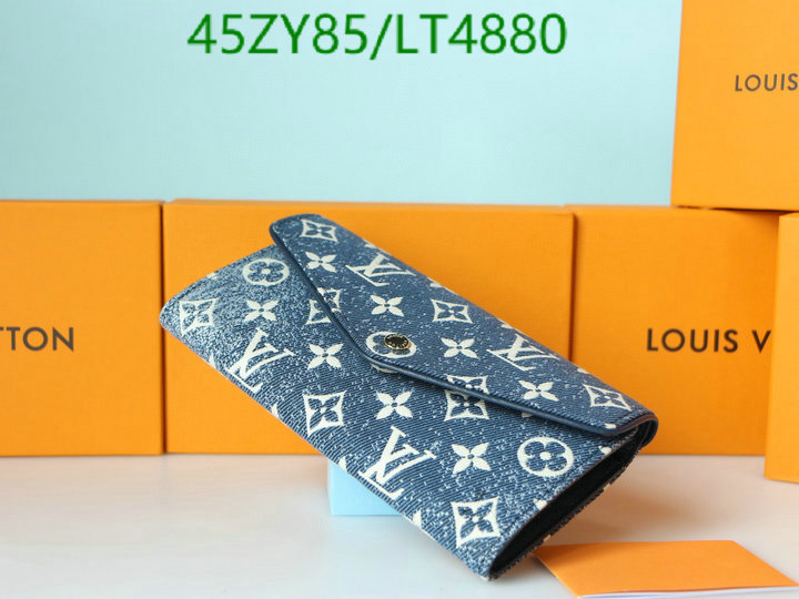 LV Bags-(4A)-Wallet-,Code: LT4880,$: 45USD