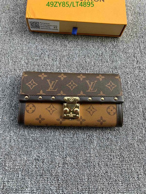 LV Bags-(4A)-Wallet-,Code: LT4895,$: 49USD