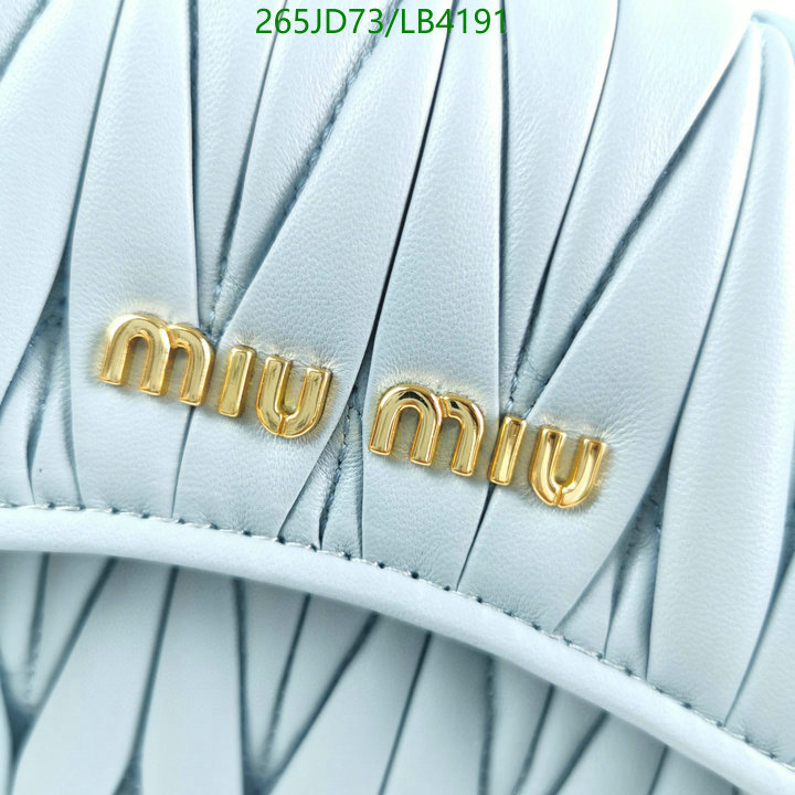 Miu Miu Bag-(Mirror)-Diagonal-,Code: LB4191,$: 265USD