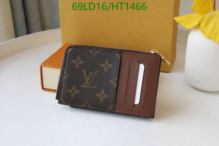 LV Bags-(Mirror)-Wallet-,Code: HT1466,$: 69USD