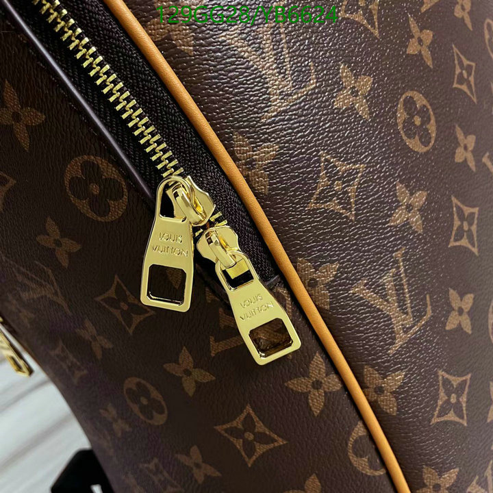 LV Bags-(4A)-Backpack-,Code: YB6624,$: 129USD