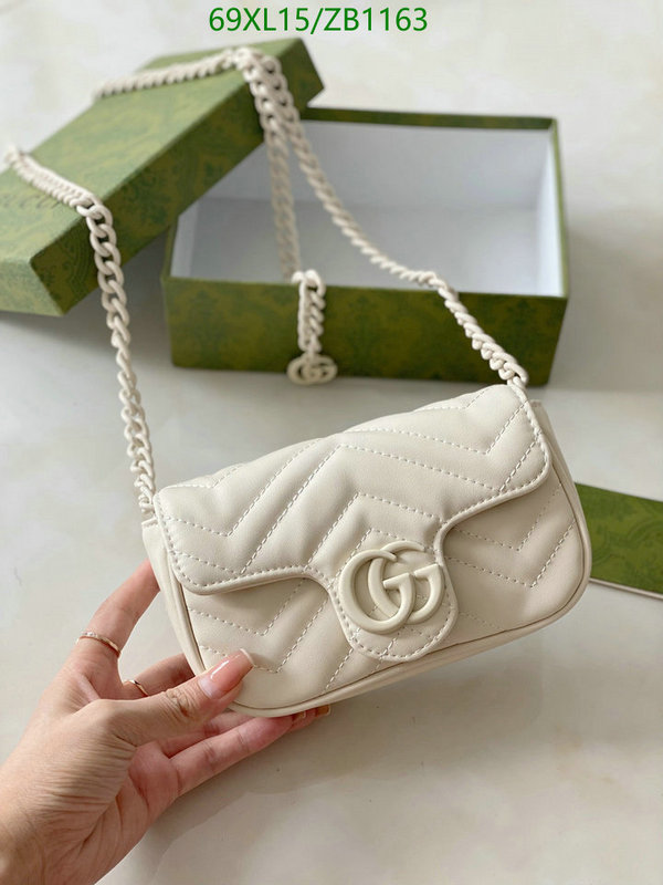 Gucci Bag-(4A)-Marmont,Code: ZB1163,$: 69USD