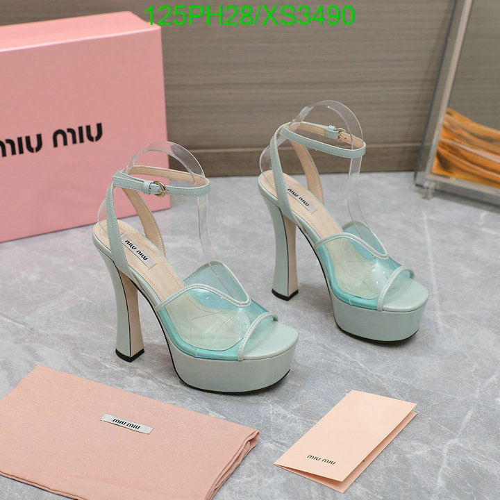 Women Shoes-Miu Miu, Code: XS3490,$: 125USD