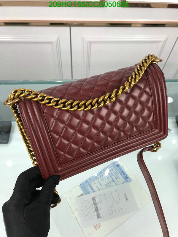 Chanel Bags -(Mirror)-Le Boy,Code: CCB050688,$: 209USD