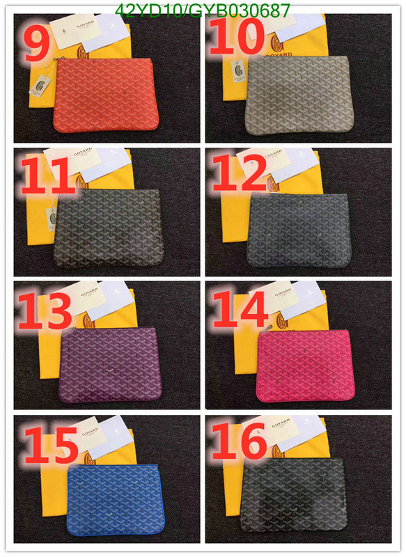 Goyard Bag-(4A)-Clutch-,Code: GYB030687,$:42USD