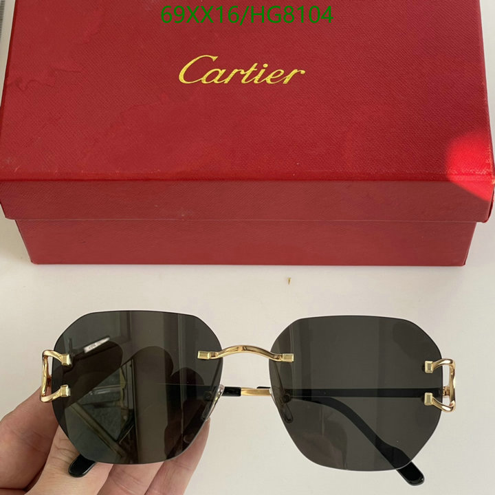 Glasses-Cartier, Code: HG8104,$: 69USD