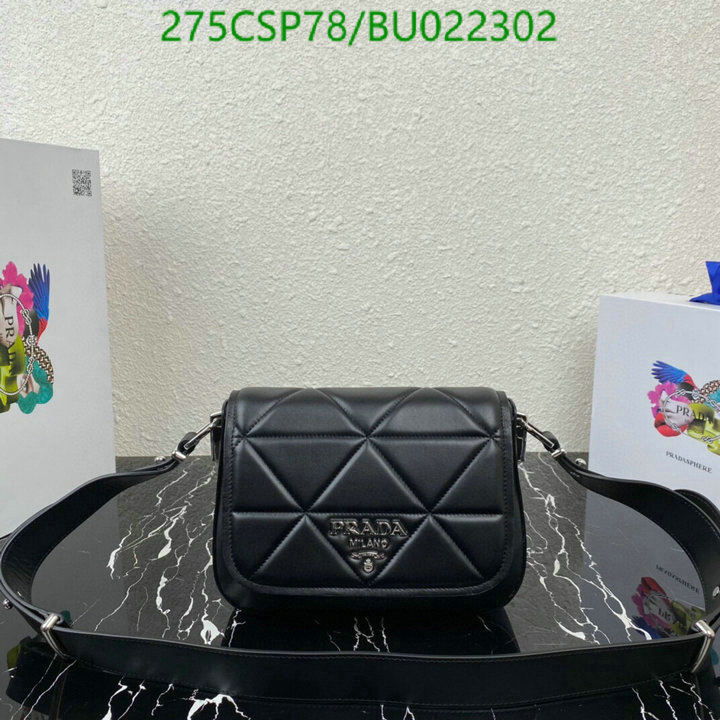 Prada Bag-(Mirror)-Diagonal-,Code: BU022302,$: 275USD