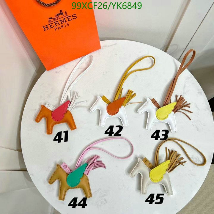 Key pendant-Mirror Quality-Hermes,Code: YK6849,$: 99USD