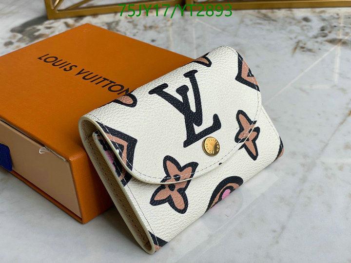 LV Bags-(Mirror)-Wallet-,Code: YT2893,$: 75USD