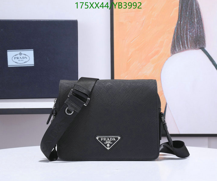 Prada Bag-(Mirror)-Diagonal-,Code: YB3992,$: 175USD