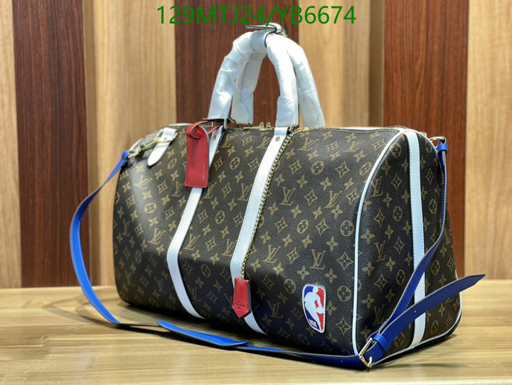 LV Bags-(4A)-Keepall BandouliRe 45-50-,Code: YB6674,$: 129USD