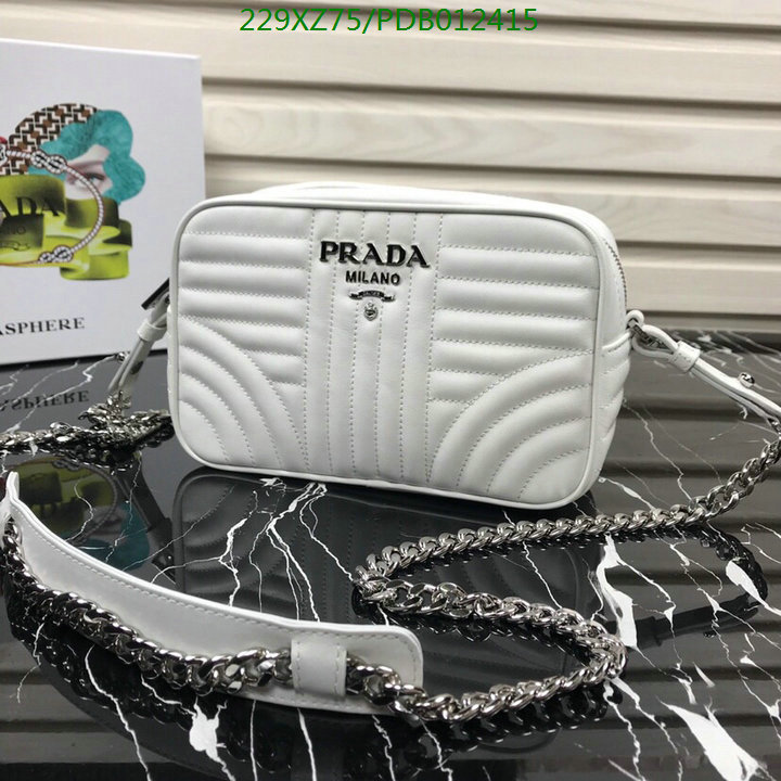 Prada Bag-(Mirror)-Diagonal-,Code: PDB012415,$:229USD