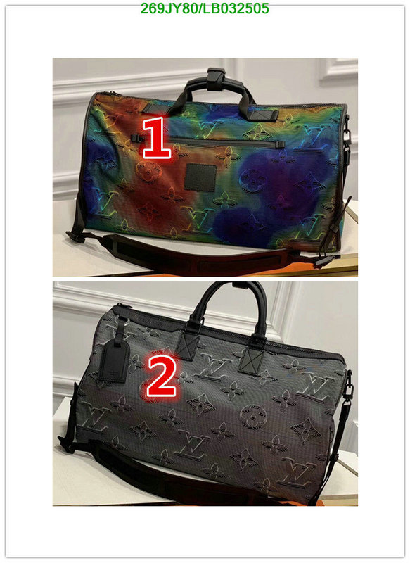 LV Bags-(Mirror)-Keepall BandouliRe 45-50-,Code: LB032505,$: 269USD