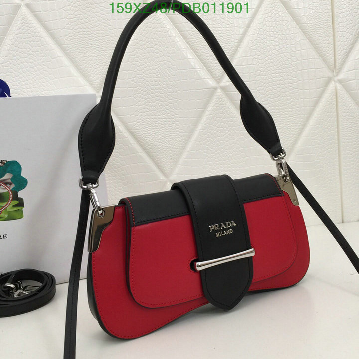 Prada Bag-(Mirror)-Handbag-,Code: PDB011901,$:159USD