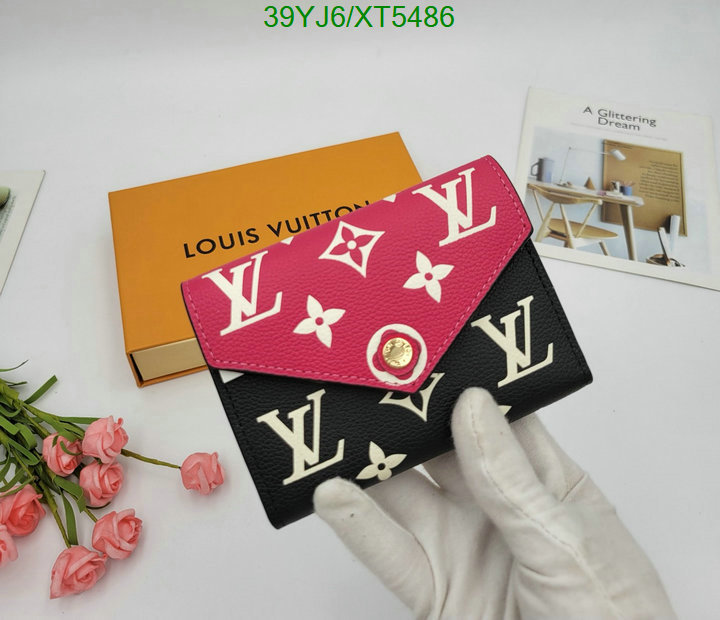 LV Bags-(4A)-Wallet-,Code: XT5486,$: 39USD