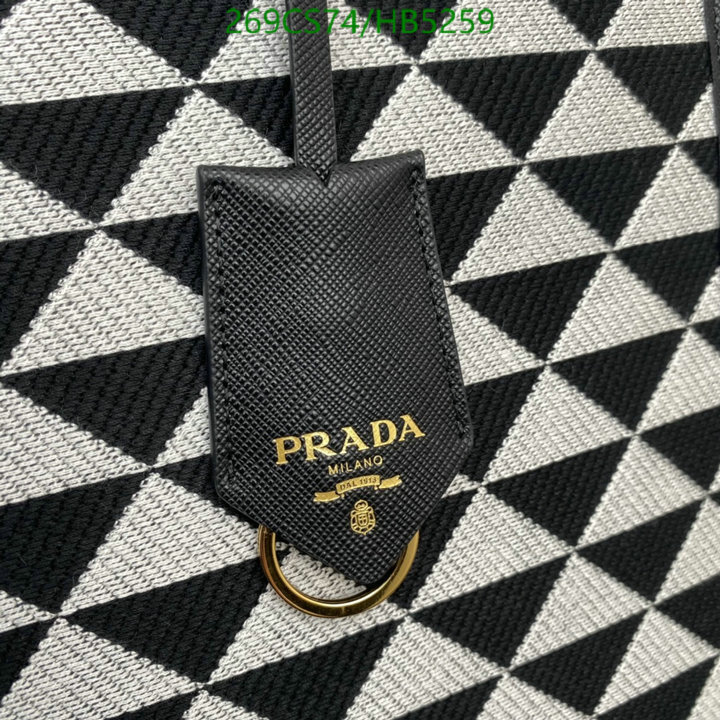 Prada Bag-(Mirror)-Handbag-,Code: HB5259,$: 269USD