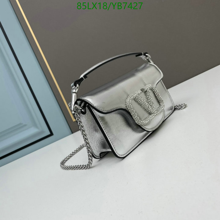 Valentino Bag-(4A)-LOC-V Logo ,Code: YB7427,$: 85USD