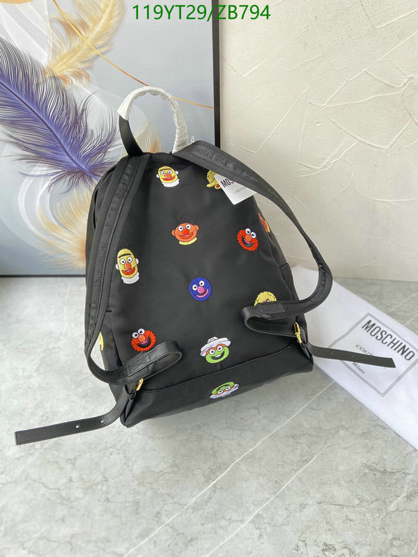 Moschino Bag-(Mirror)-Backpack-,Code: ZB794,$: 119USD