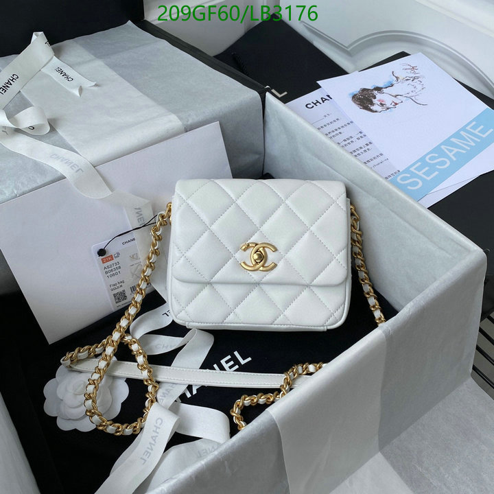 Chanel Bags -(Mirror)-Diagonal-,Code: LB3176,$: 209USD