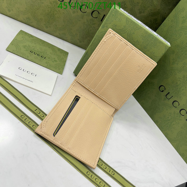 Gucci Bag-(4A)-Wallet-,Code: ZT411,$: 55USD