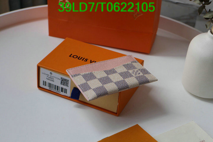 LV Bags-(Mirror)-Wallet-,Code: T0622105,$: 39USD