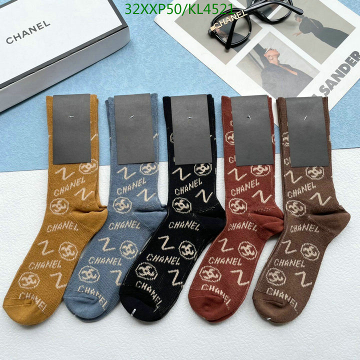 Sock-Chanel,Code: KL4521,$: 32USD