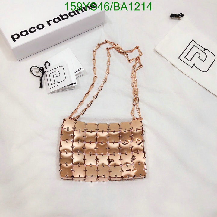 Paco Rabanne Bag-(4A)-Diagonal-,Code: BA1214,$:159USD