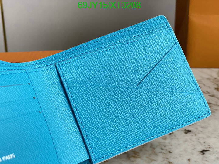 LV Bags-(Mirror)-Wallet-,Code: XT3208,$: 69USD