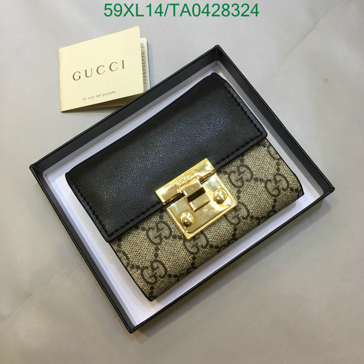 Gucci Bag-(4A)-Wallet-,Code:TA0428324,$: 59USD