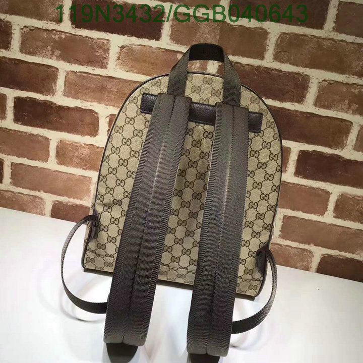 Gucci Bag-(Mirror)-Backpack-,Code:GGB040643,$:119USD