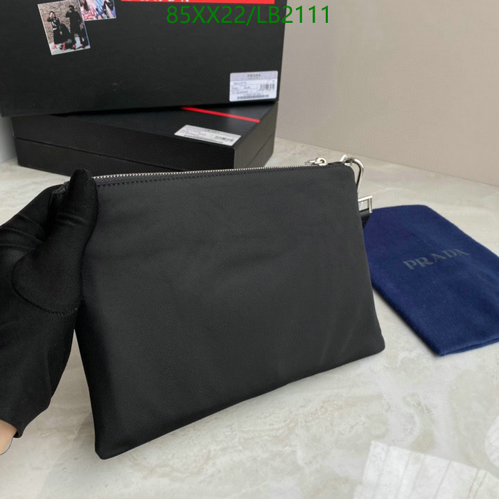 Prada Bag-(Mirror)-Diagonal-,Code: LB2111,$: 85USD