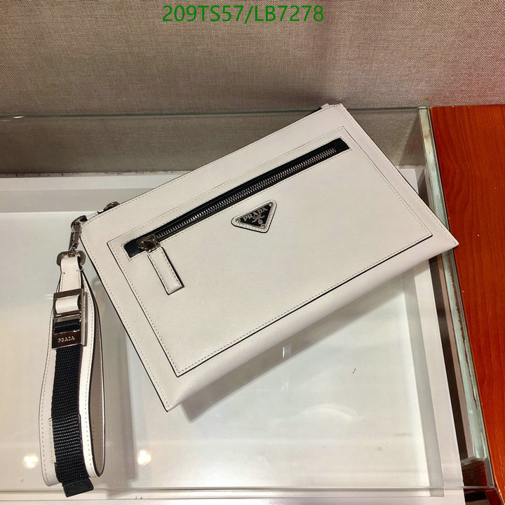 Prada Bag-(Mirror)-Diagonal-,Code: LB7278,$: 209USD