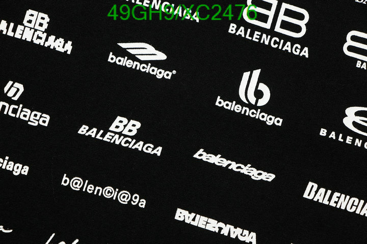 Clothing-Balenciaga, Code: XC2476,$: 49USD