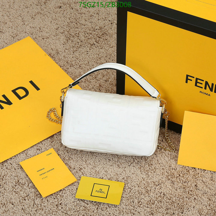 Fendi Bag-(4A)-Baguette-,Code: ZB3008,$: 75USD