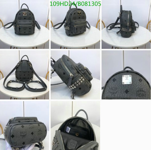 MCM Bag-(Mirror)-Backpack-,Code: B081305,$: 109USD