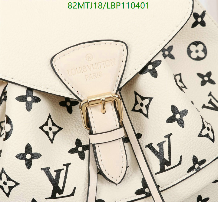 LV Bags-(4A)-Backpack-,Code: LBP110401,$: 82USD