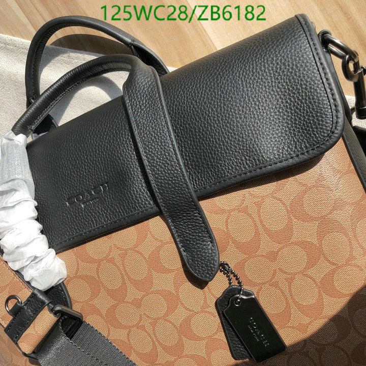 Coach Bag-(4A)-Handbag-,Code: ZB6182,$: 125USD