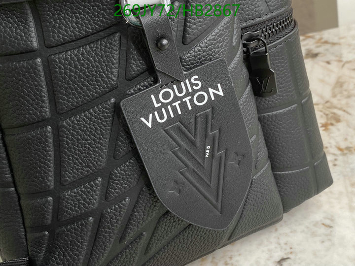 LV Bags-(Mirror)-Backpack-,Code: HB2867,$: 269USD