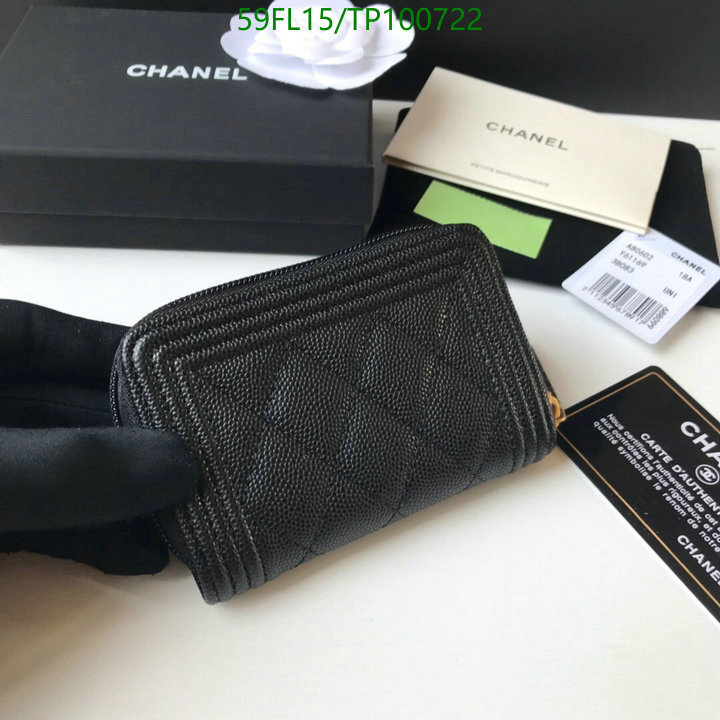 Chanel Bags ( 4A )-Wallet-,Code: TP100722,$: 59USD