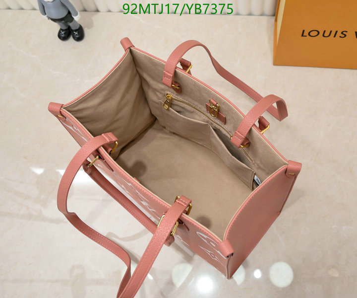 LV Bags-(4A)-Handbag Collection-,Code: YB7375,$: 92USD