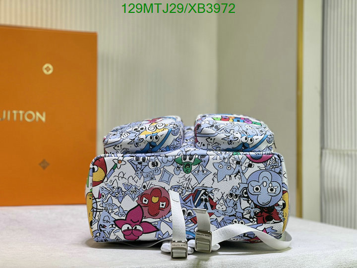 LV Bags-(4A)-Backpack-,Code: XB3972,$: 129USD