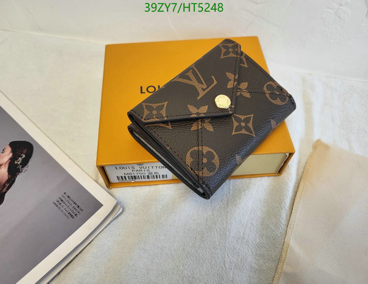 LV Bags-(4A)-Wallet-,Code: HT5248,$: 39USD