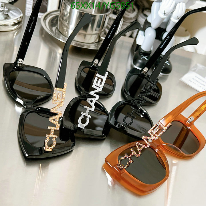 Glasses-Chanel,Code: YG5851,$: 65USD