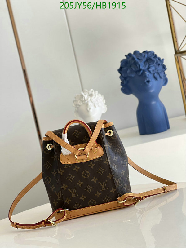 LV Bags-(Mirror)-Backpack-,Code: HB1915,$: 205USD